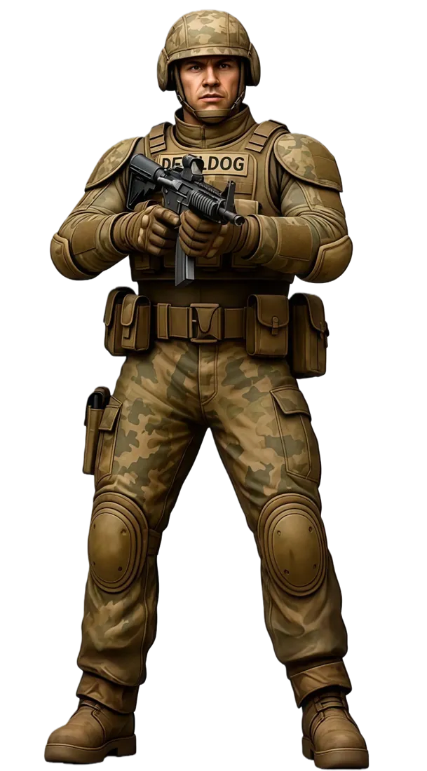 DEVIL DOG character art